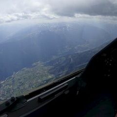 Flugwegposition um 13:02:11: Aufgenommen in der Nähe von Gemeinde Gitschtal, Gitschtal, Österreich in 2644 Meter